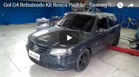 Gol Quadrado Rebaixado Suspensão de Rosca Slim - Marta Rocha Suspensão a ar - Gasnag Suspensões - Gasnag Suspensões