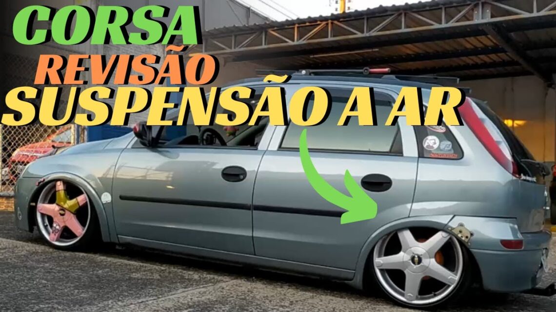 SUSPENSÃO REBAIXADA FIXA INSTALADA CORSA MODERNO